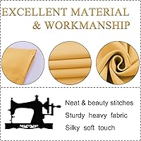 Vista 5 de Cenefas Keqiaosuocai para ventanas, con bolsillo para barra de ventana, cortinas opacas para dormitorio, sala, cocina, sótano