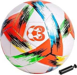 Vastoy Fußball Größe 3&4, Fussball für Kinder 3-12 Jahren, Kinderfussball
