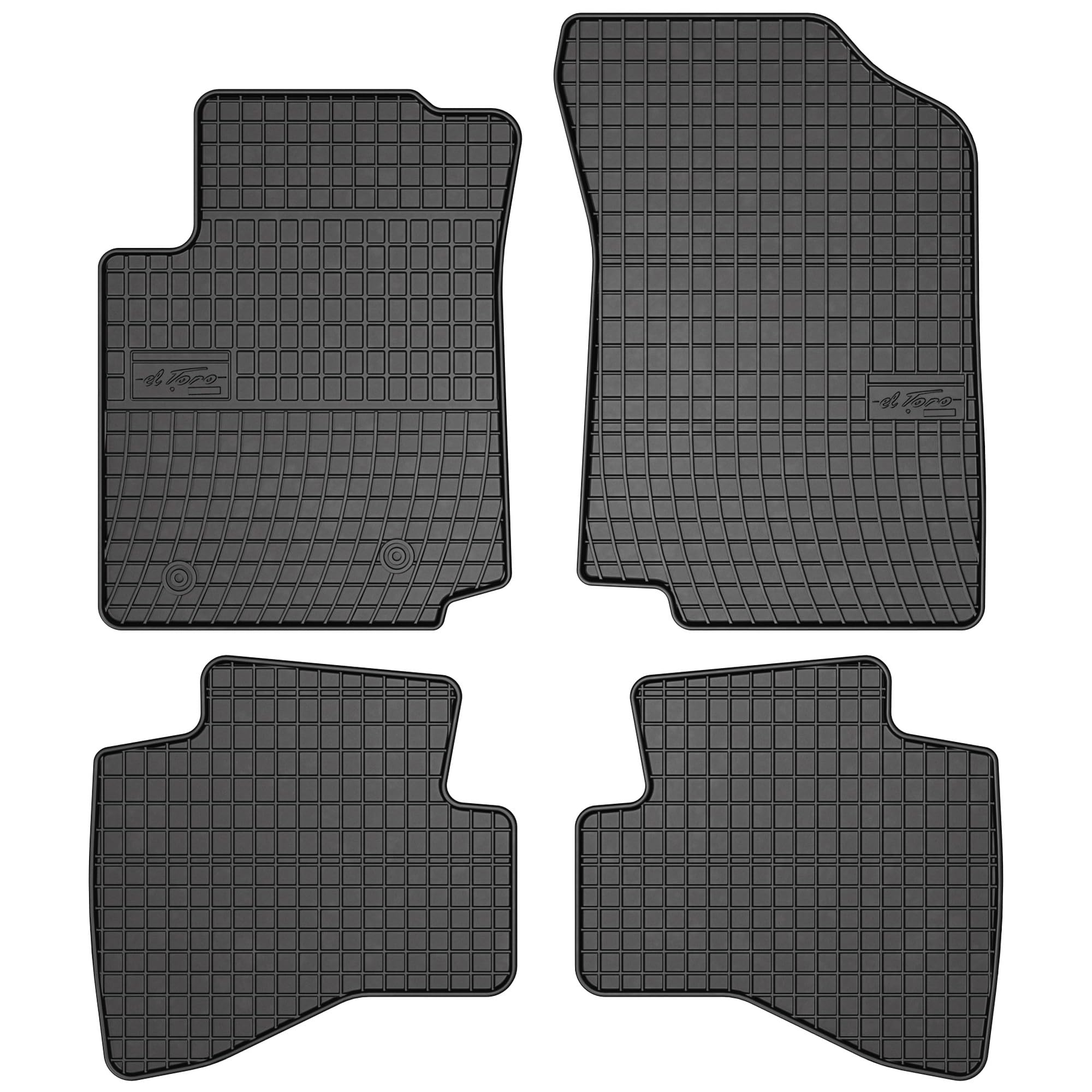M MOTOS Rubber Boot Mats Fits For Toyota Aygo II 2014-2022 Improve Your Travel Comfort With Anti-Slip Mat Car DZ- All-weather Car Doormat, Protection - View #2