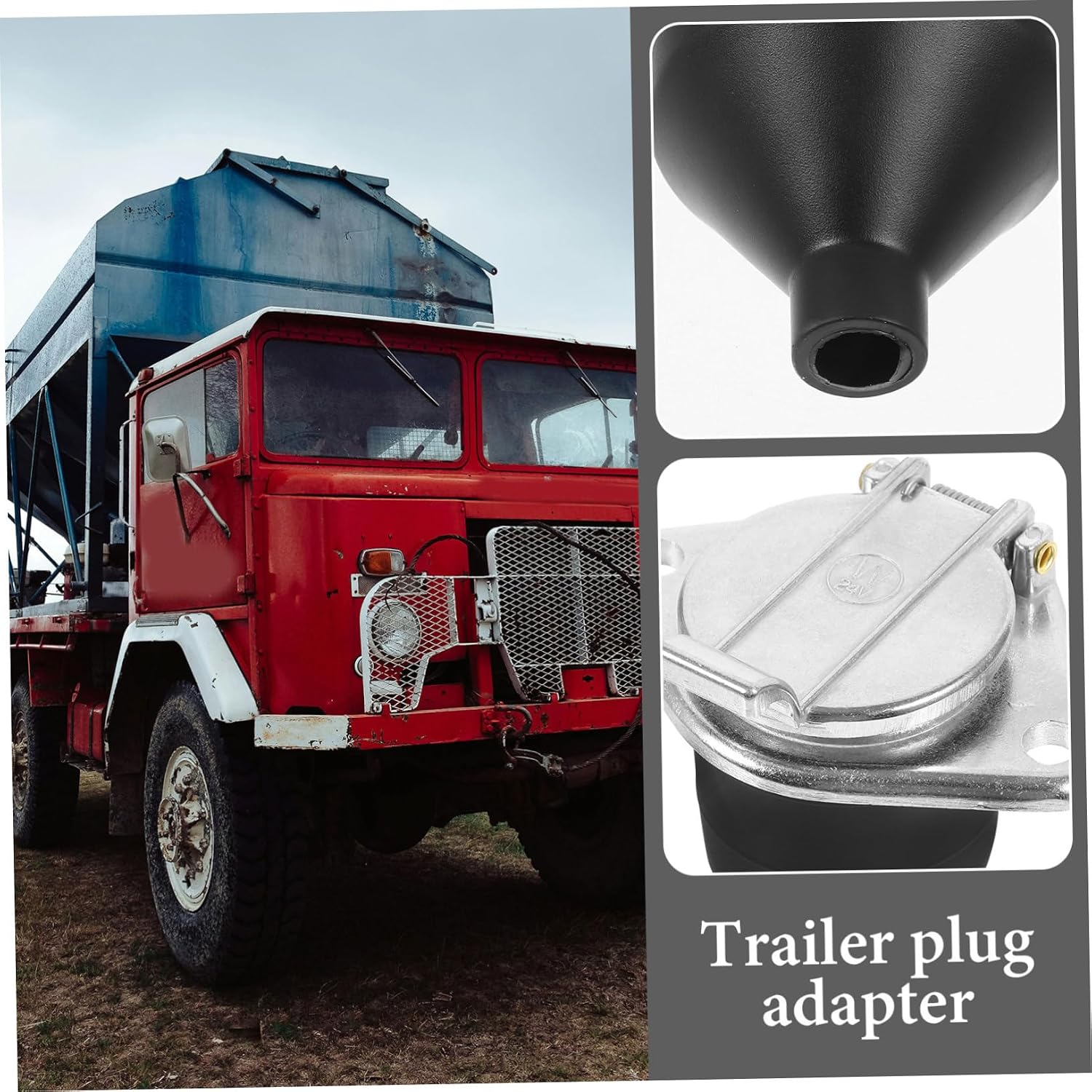 Pin Trailer Wiring Connector for Truck and Trailer Systems Easy to Install for Electrical Connections