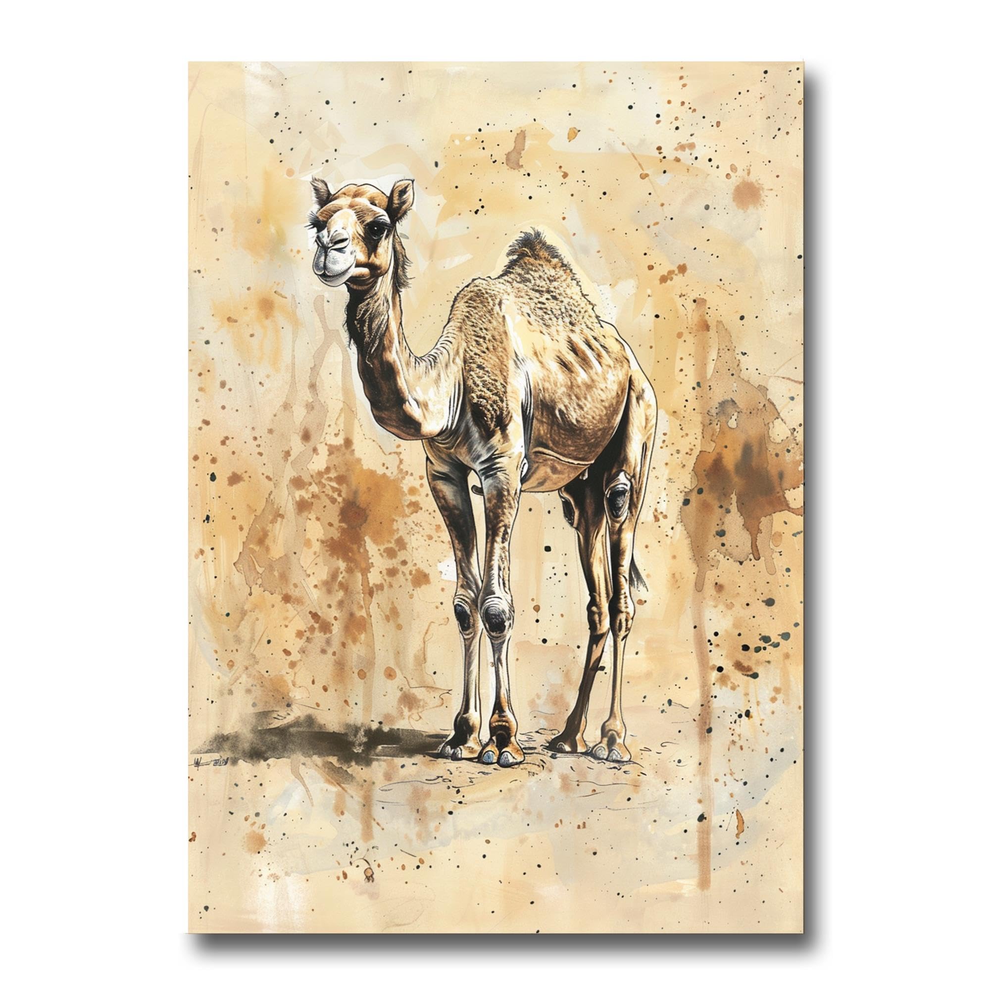 定価以下solworks solol-CC (Camouflage Camel) Amazon.com: Watercolor Camel High Quality Camel Art Print Camel