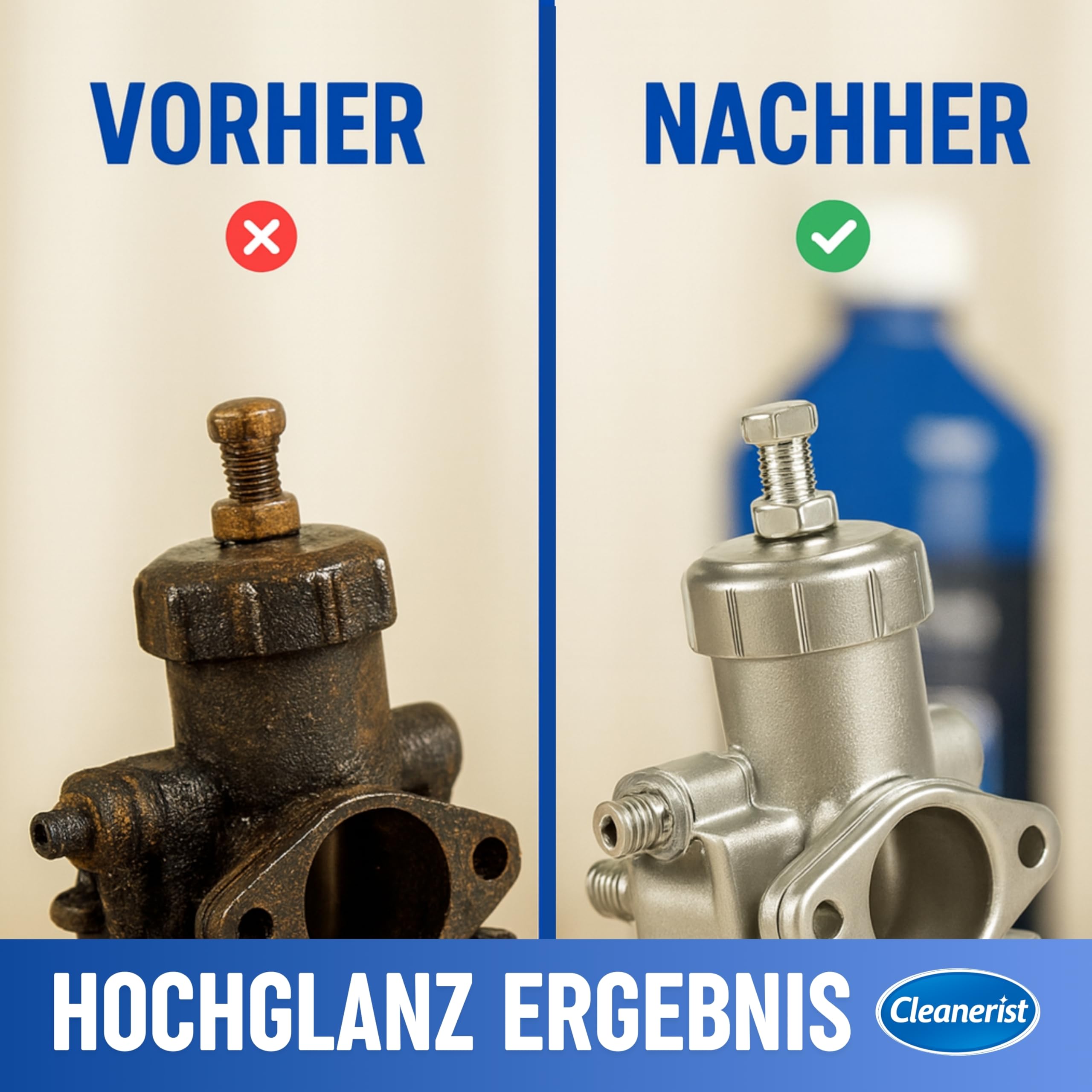 Cleanerist | 5L Ultraschallreiniger Werkstatt, Vergaser, Autoteile - Konzentrat für Ultraschallgeräte zur Kfz-Reinigung von Motoren, Bremsanlagen, Wellen, Pumpen, Düsen – gegen Schmutz, Öl & Fett