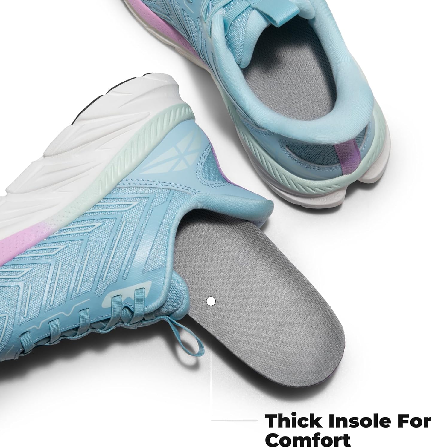 Women's Slip On Walking Shoes Running Comfortable Tennis Breathable Non Slip Athletic Gym Workout Cross Training Fashion Sneakers - Image 6