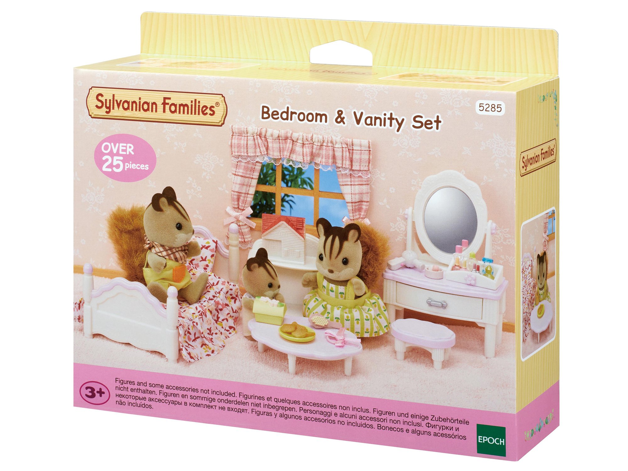 Sylvanian Families 5285 Bedroom And Vanity Set Beige Amazon Sg Toys