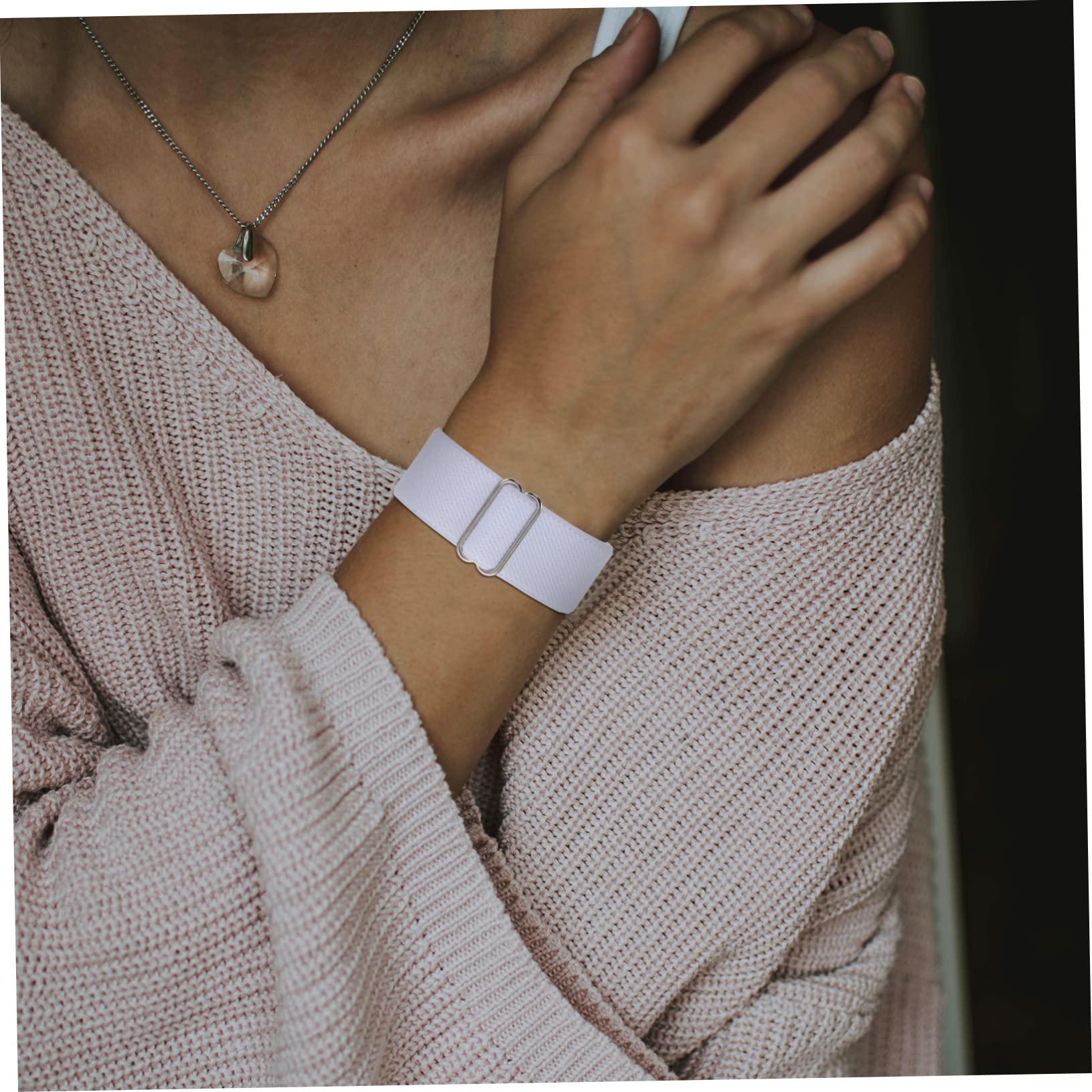 UKCOCO 15pièces Bracelet Montre Connectée Nylon Ajustable Lot De Sangle De Remplacement Respirante Et Élégante Compatible Pour Usage Quotidien Et Festif