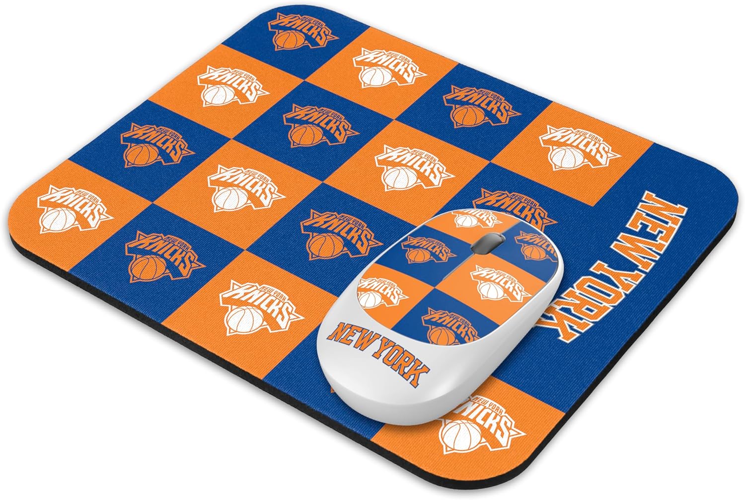 SOAR NBA Wireless Mouse and Mouse Pad- Checkered