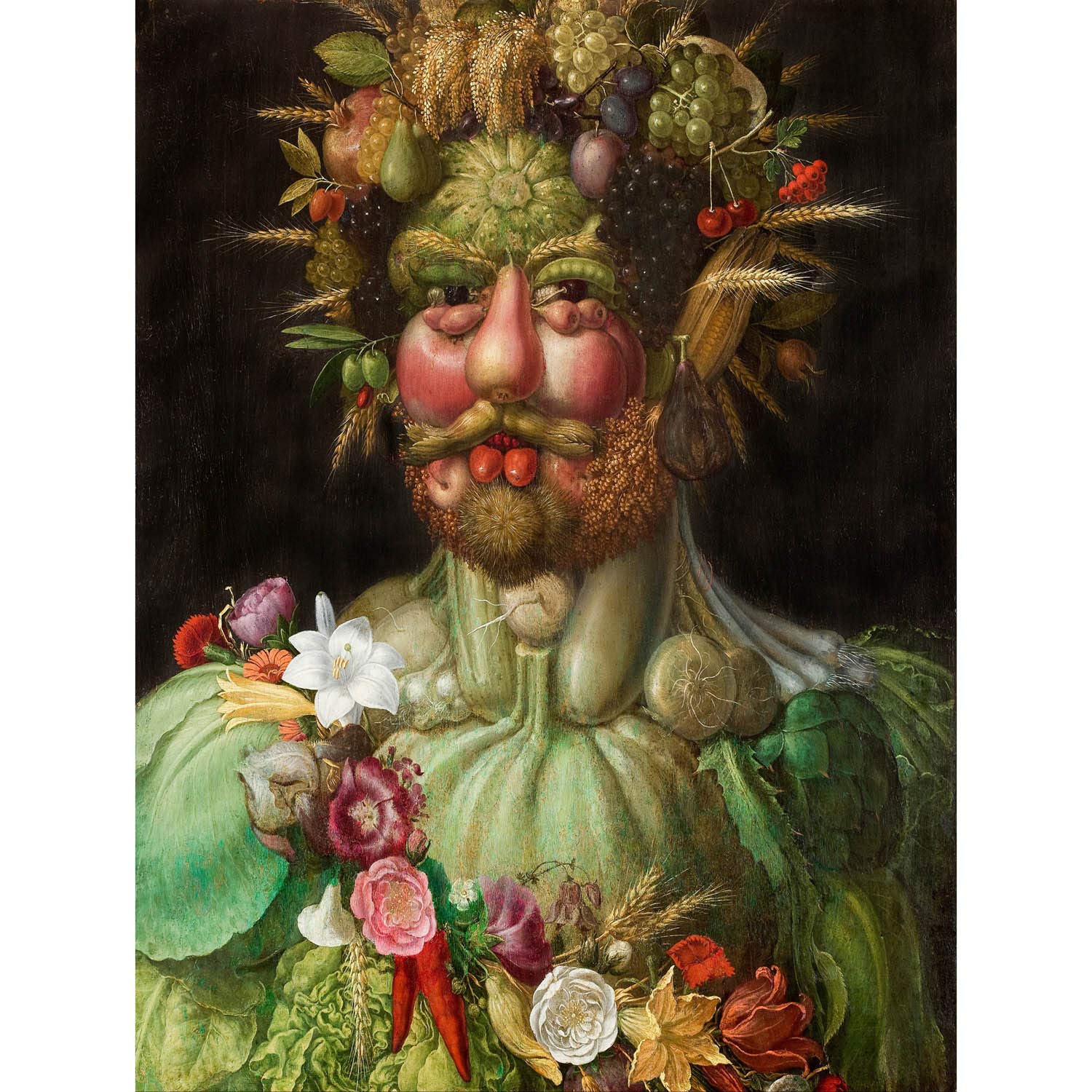 Wee Blue Coo PAINTING FRUIT VEGETABLE WHEAT GIUSEPPE ARCIMBOLDO ART PRINT HP2328