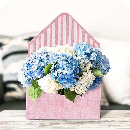 Miniatura 7 de Zonon Caja de embalaje de ramo de floristería de 4 piezas, suministros de envoltura de flores, cajas de embalaje de papel para almacenar flores,