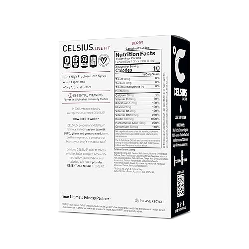 Miniatura 2 de Celsius Berry On-The-Go 14 paquetes, 3.08 oz