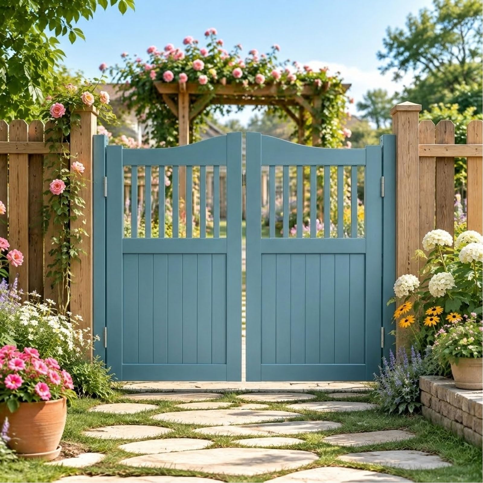 Porte Saloon en Bois avec Charnières Quincaillerie, Porte Battante Double pour Intérieur, 70cm 94cm 114cm 135cm 150cm Porte de Séparation de Bar pour Café, Couloir Entrée, Taille Personnalisable