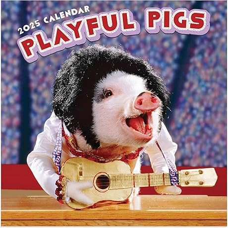 TF Publishing 2025 Pocket Pigs Mini Calendar: Ultimate Planning Tool for Pig Lovers