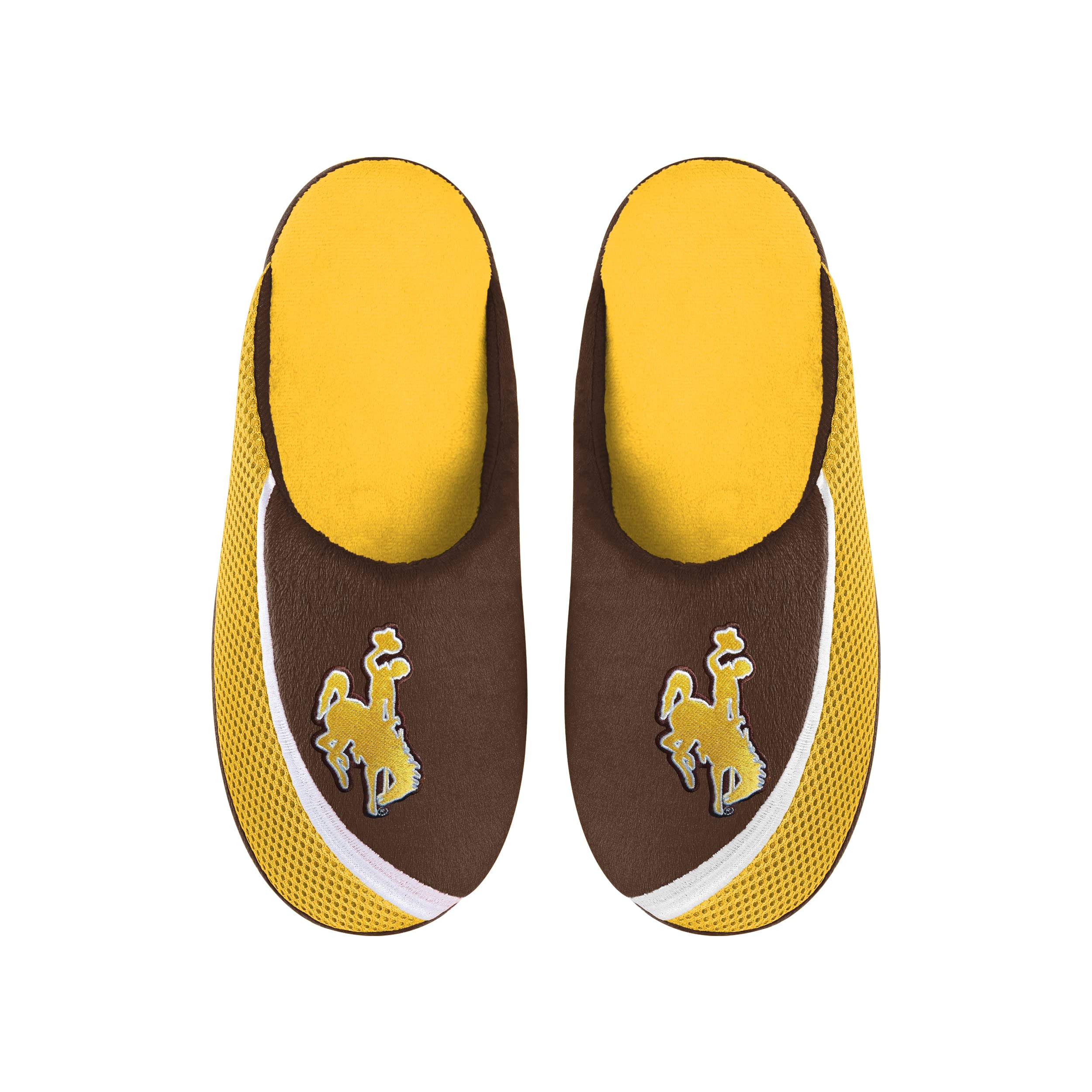 FOCO Men's NCAA 2022 Big Logo Color Edge Slipper