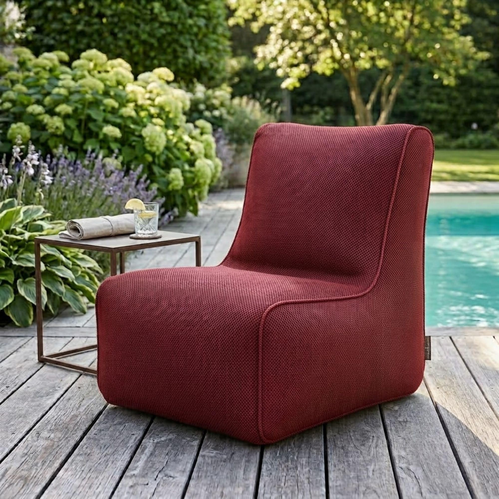 Bean Bag Chair Cover | Size: 4XL | Color: Red | Without Beans | Premium Leatherette Cover (CMF 1080)-image-36