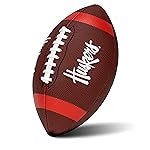 Franklin Sports Nebraska Huskers Kids NCAA Youth Football - Official College Team Junior Footballs with Team Logos for Kids - Junior Size PVC Ball - Backyard + Tailgate Ball - 8.5