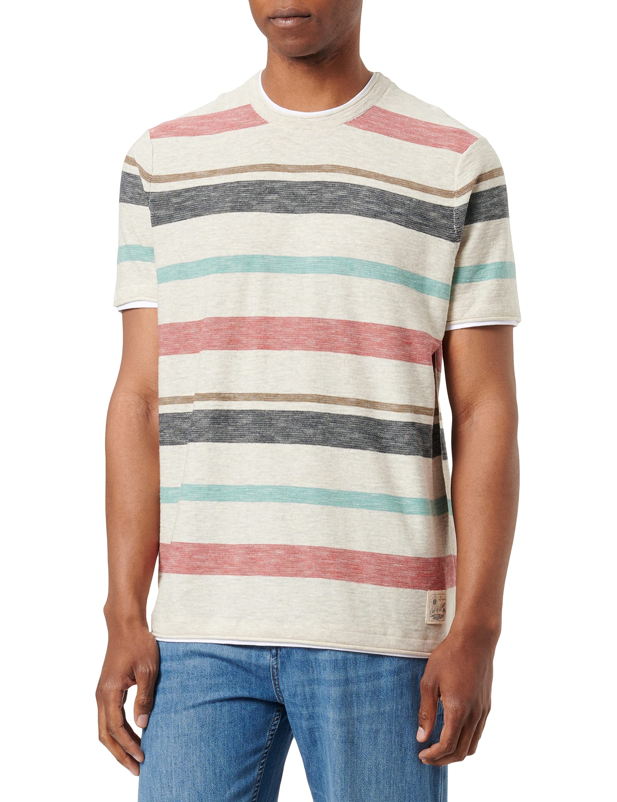 SPRINGFIELD Camiseta Punto Multirayas Hombre