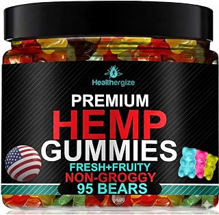 Hemp Gummies Sleep Edibles for Peace and Relaxation-High Potency Pure Extra Strength Hemp Oil-Made in USA