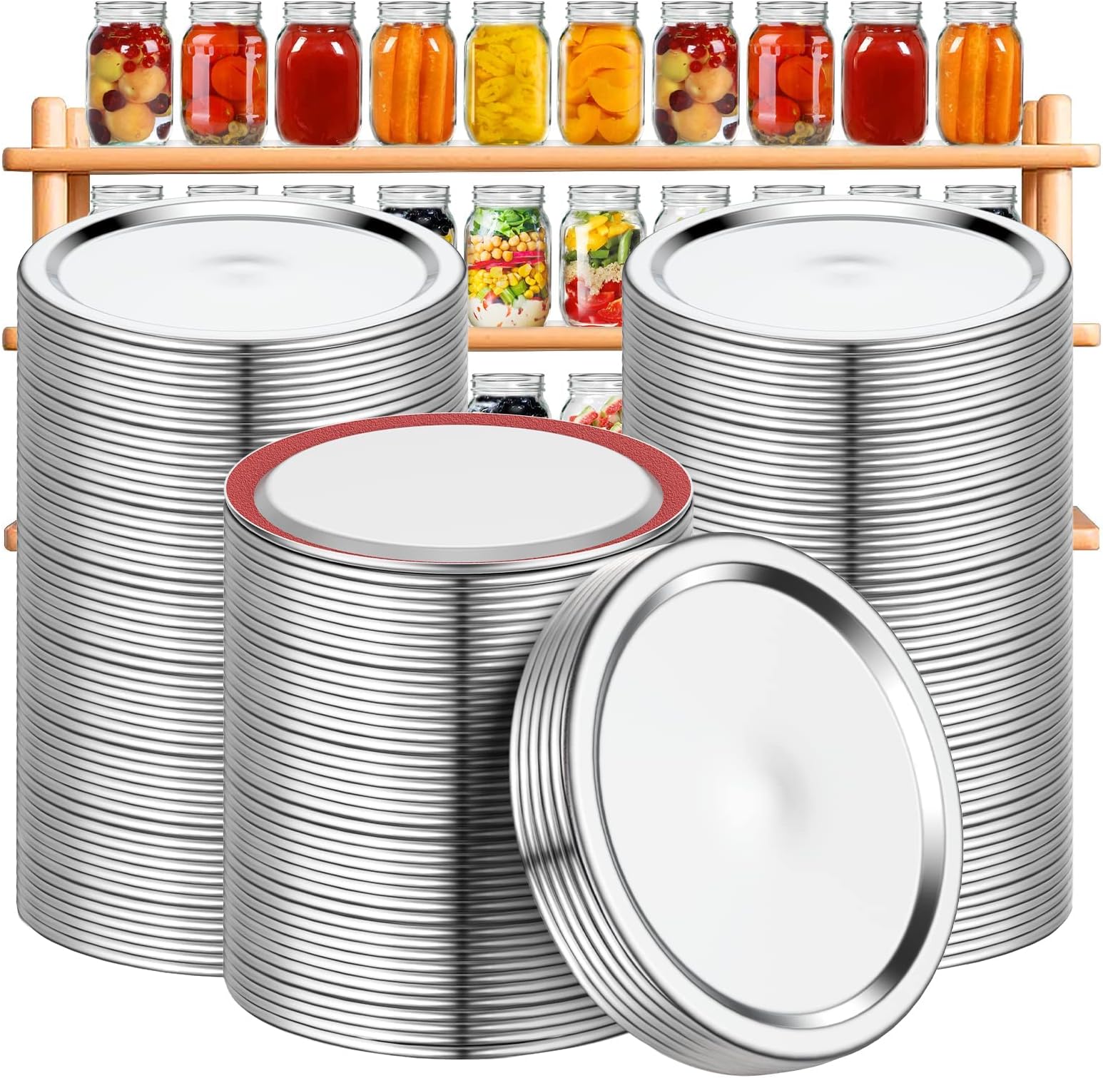 Canning Lids Regular Mouth for Ball/Kerr Mason Jars, Small