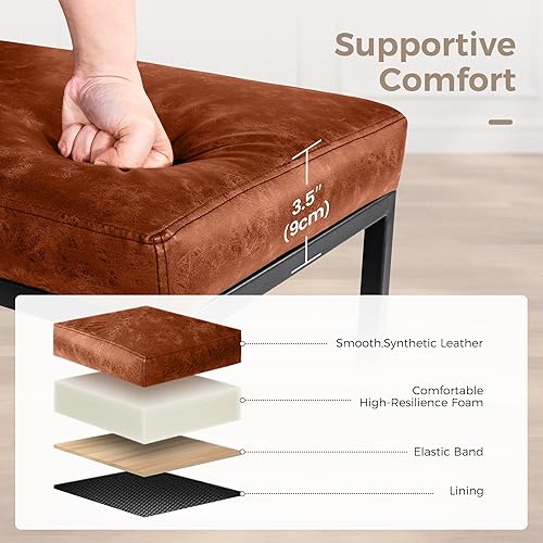 Miniatura 14 de MAISON ARTS Juego de 3 taburetes de bar de 24 pulgadas de altura de mostrador para encimera de cocina, taburetes de bar modernos tapizados 3 pcs