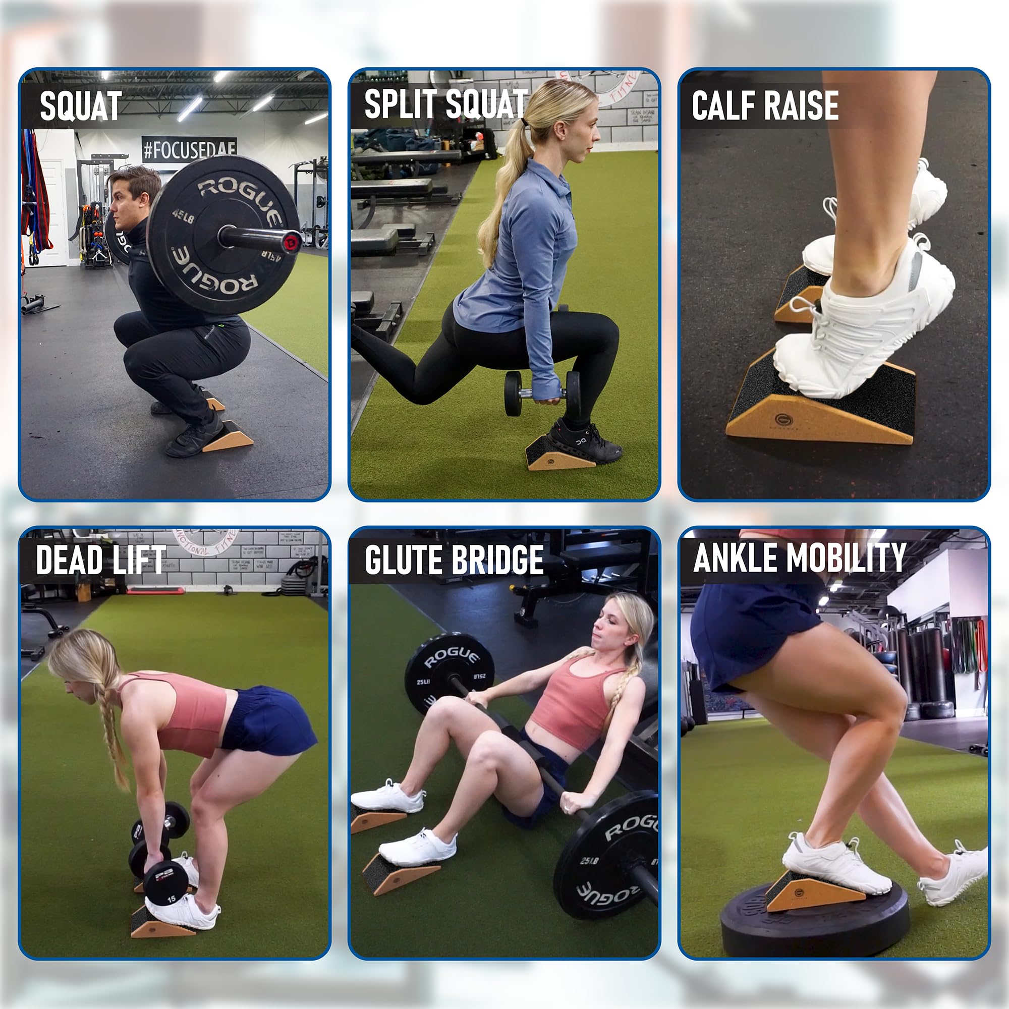 Buy Squat Wedge Block Cork 2 Pack - Non Slip Heel Elevated Squat Wedge And Calf Raise Block Slant Board For Squats To Avoid Muscle Strain And Optimize Squat Form Buy Squat Wedge Block Cork 2 Pack - Non Slip Heel Elevated Squat Wedge And Calf Raise Block Slant Board For Squats To Avoid Muscle Strain And Optimize Squat Form