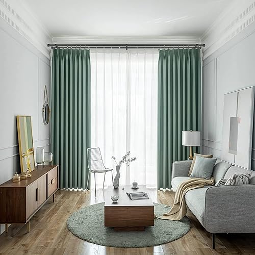 Miniatura 7 de Barras de cortina dobles con tapa de aluminio y soportes envolventes completos, barra delantera de 1 pulgada y barra trasera de 58 pulgadas,