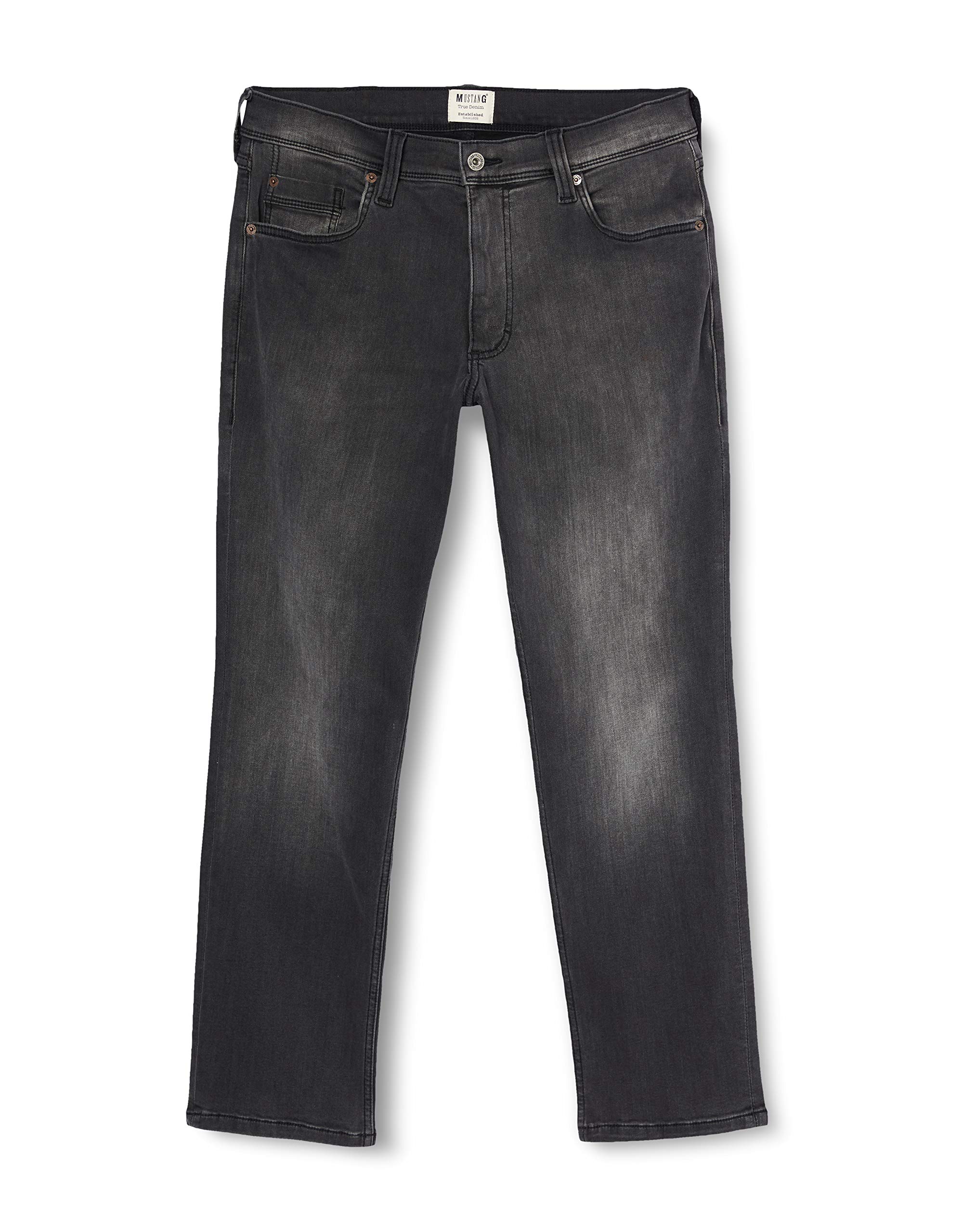 MUSTANG Men's Washington Slim Slim Jeans, Black (Medium Dark 780), W34/L30 (Manufacturer Size:34)