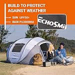EchoSmile Instant Pop Up Tent,4-6 Person CampingTent,Waterproof Sunshade Family Tent,Portable Lightweight Dome Tent for Outdoor Beach Camping,Hiking&Travel