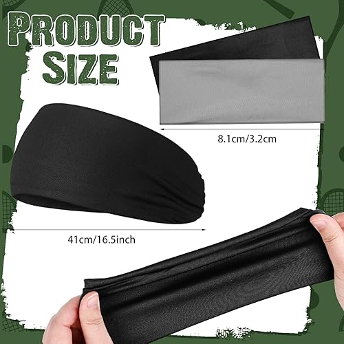 Miniatura 2 de Deekin 6 diademas de fútbol para niños, diademas de fútbol para niños, bandas para el sudor atléticas para niños, diademas de fútbol para niños,