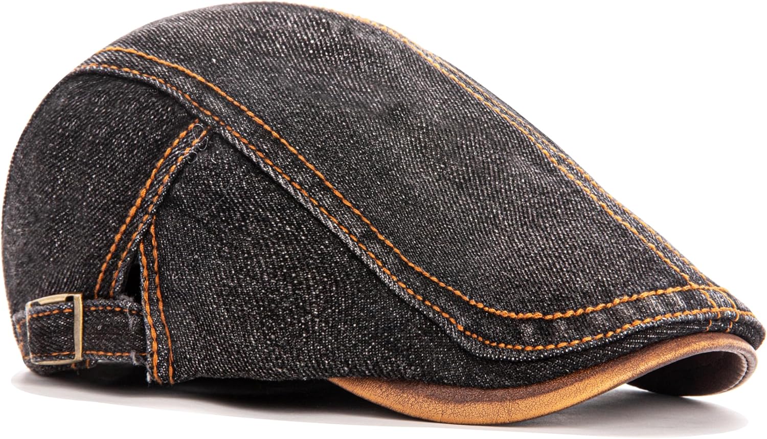 Unisex Denim Newsboy Hats Flat Ivy Gatsby Cabbie Driving Adjustable Berets Hat Cotton Dad Cap for Men Women. - Image 2