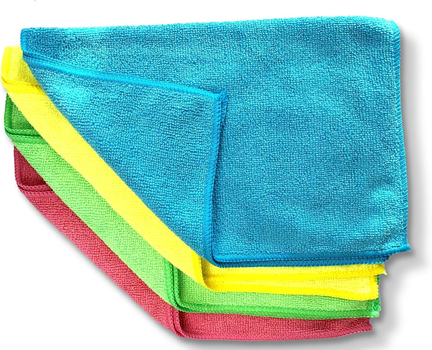 24 Microfibre Car Cleaning Soft Cloths Buffing Wax Wash Polish Towel Duster