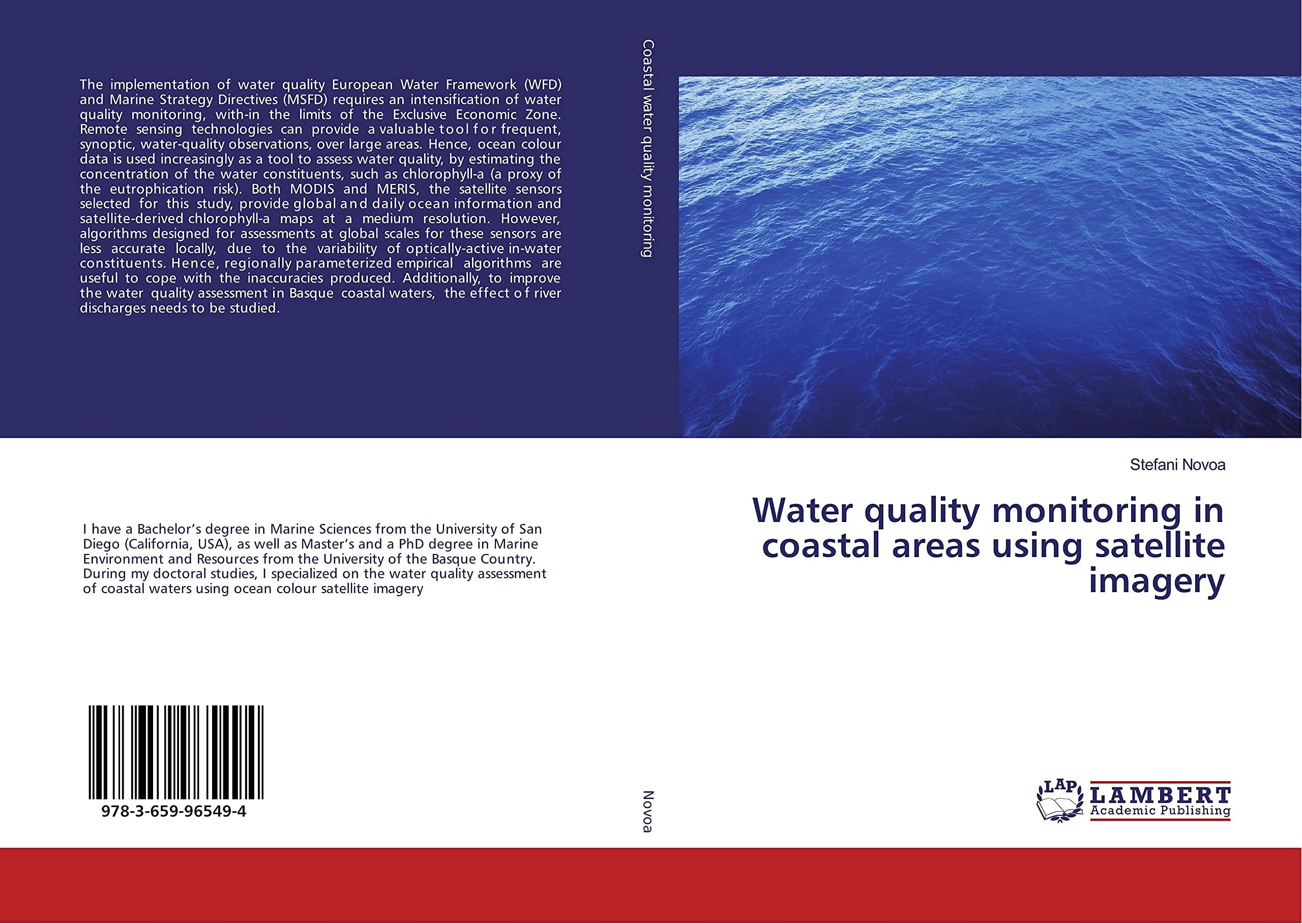 Water quality monitoring in coastal areas using satellite imagery