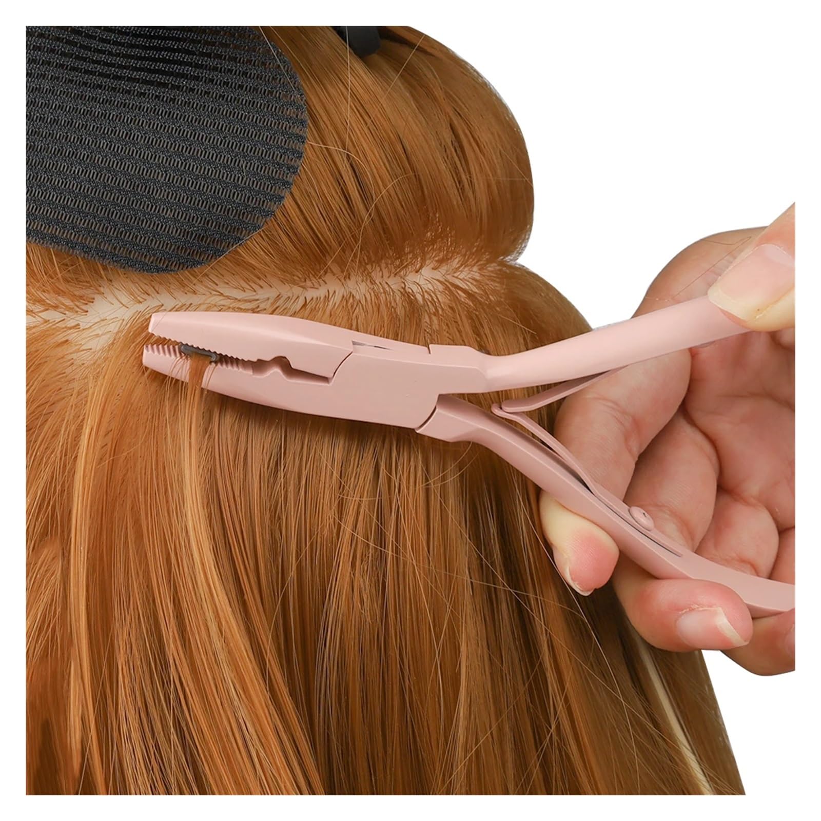 Jbjygsg Ct Weft Tool Micro Ring Application Pliers Tool Micro Beads Closer Stainless Steel Hair Extension Pliers(Ct)