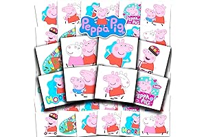 Peppa Pig Party Favors Temporary Tattoos