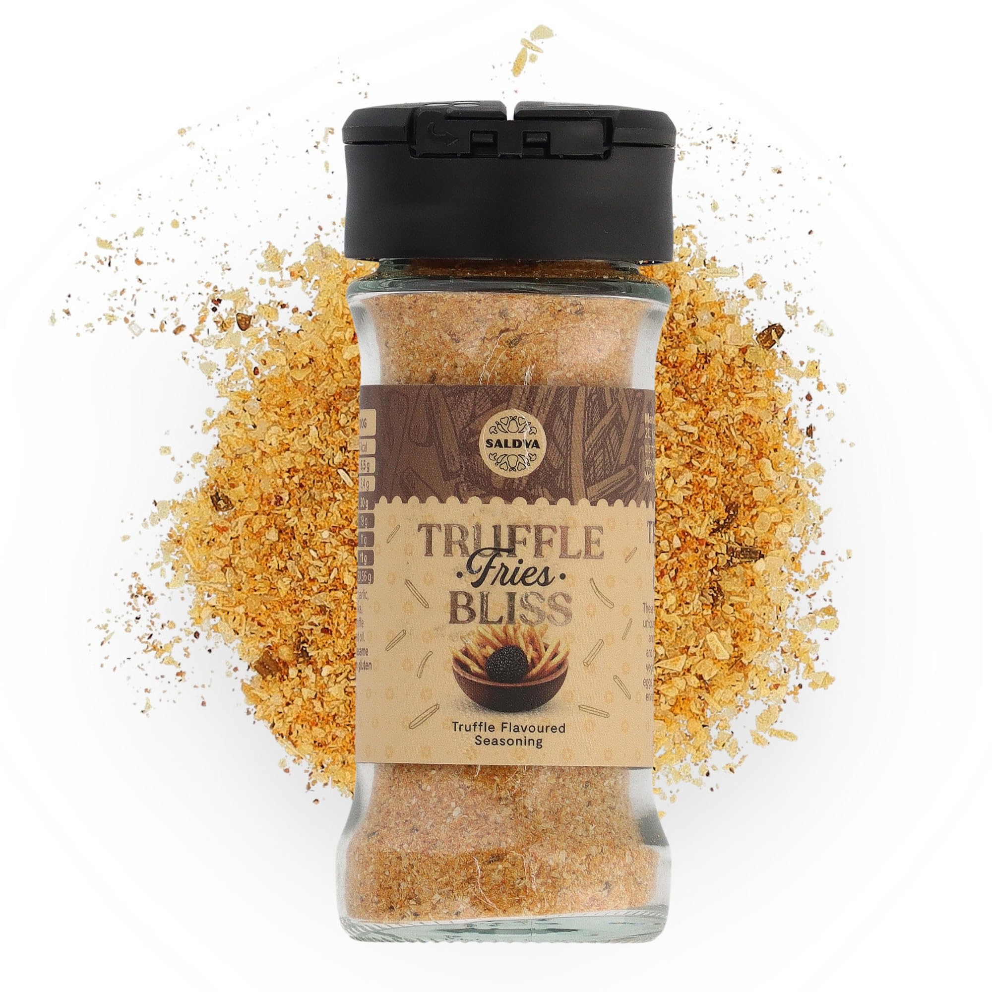 Truffle Fries Bliss – Premium Trüffel‑Gewürz – Für Gourmet‑Pommes & herzhafte Gerichte – Glas (60 g)