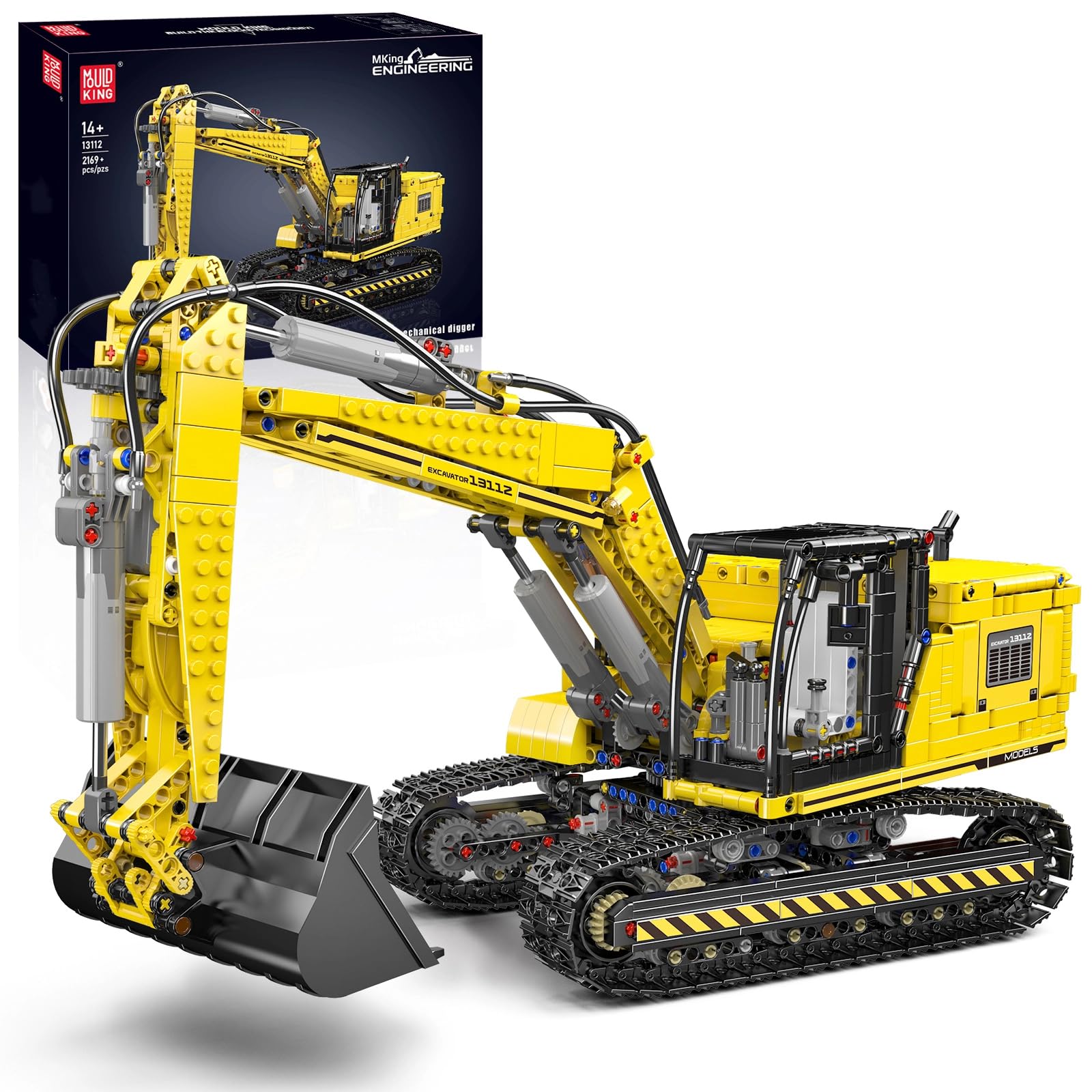 Amazon.co.jp: Mould King STEM Technology 1：20 Scale RC掘削