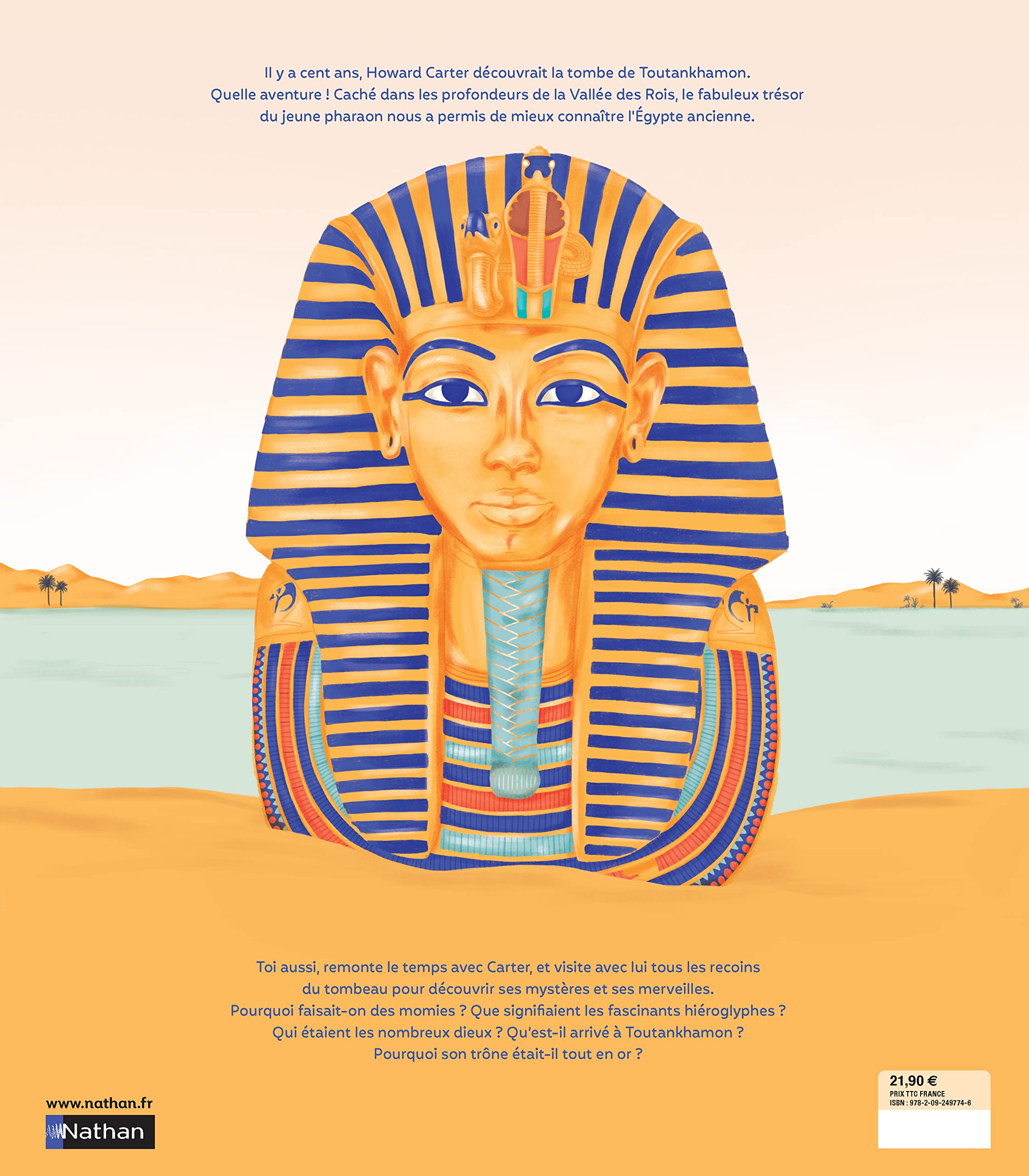 Toutankhamon : le trésor de l'enfant pharaon - Album Mosquito - Dès 7 ans
