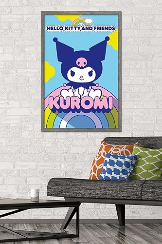 Vista 30 de Trends International Hello Kitty and Friends - Póster de pared Kuromi, 22.37 x 34.00 pulgadas, versión premium sin marco