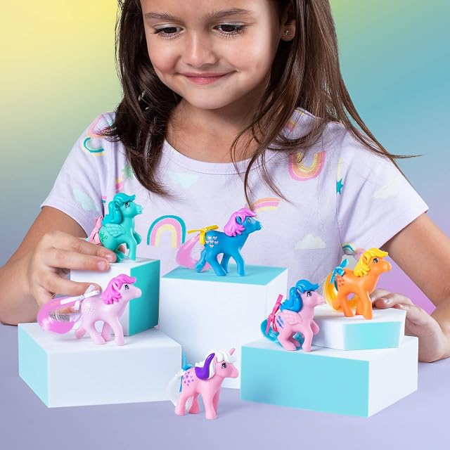 Foto 3 de 6 de My Little Pony - Paquete de coleccionista de Figuras de 40 Aniversario, diversión básica, 35338, 6 Personajes…