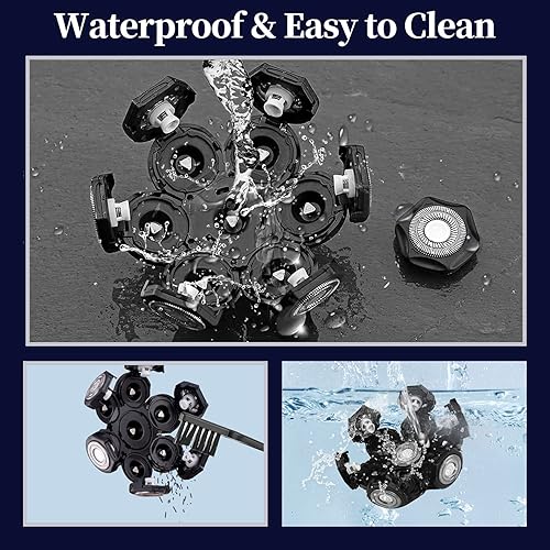 Miniatura 5 de Cabezal de repuesto para afeitadora eléctrica 7D para hombre, cabezal de afeitado eléctrico Freedom, cuchillas para afeitadoras calvas húmedas y