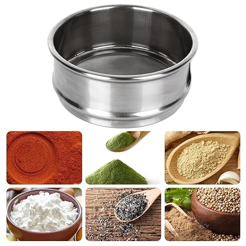 Miniatura 7 de 2 tamices de prueba de acero inoxidable 304 malla 200 0003in  malla 80 0008in de apertura laboratorio estándar tamiz de prueba 10 cm de diámetro