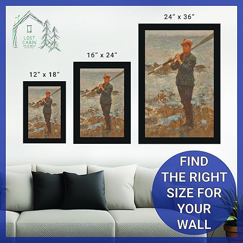 Miniatura 6 de Póster de Henry Scott Tuke de 1918 con un remo de la Juventud con un remo de 1918, impresión artística sin marco, decoración para el hogar y la