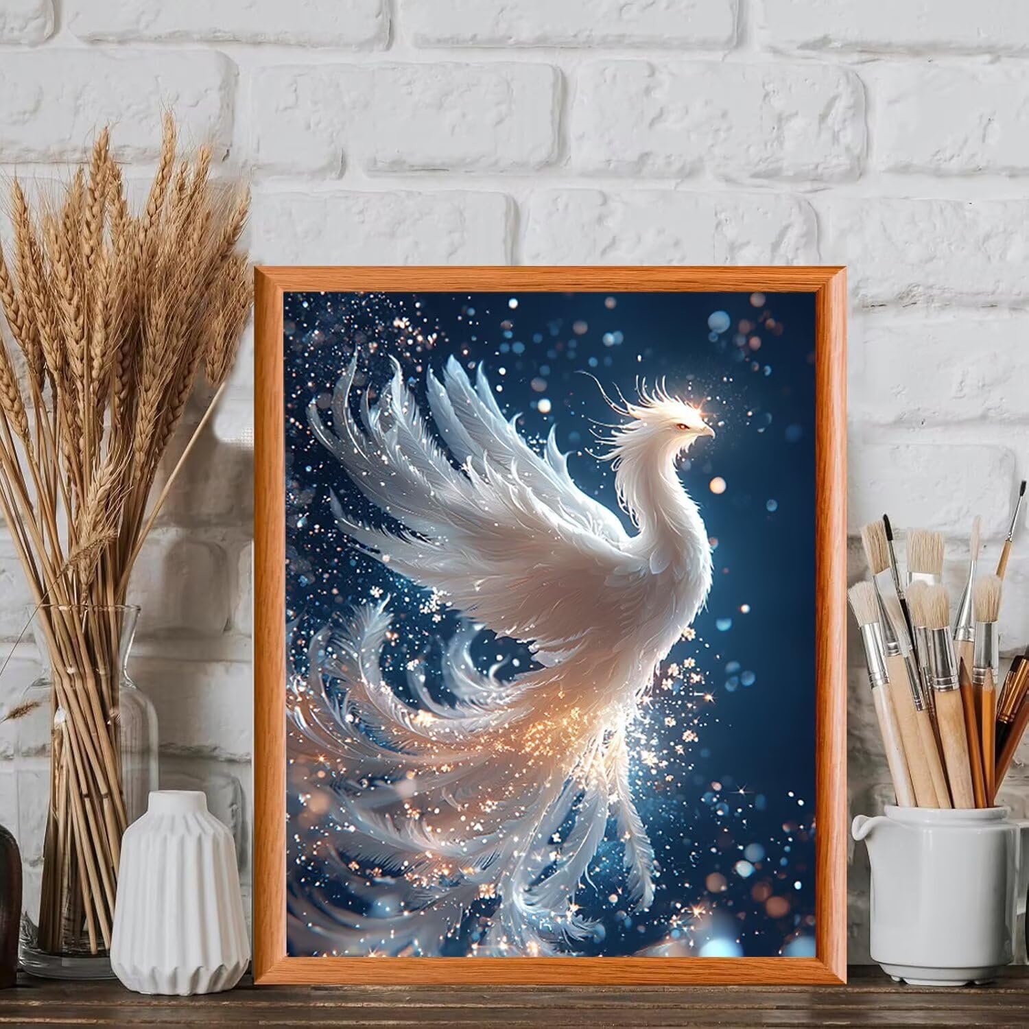 Fenice sotto il cielo stellato Dipingere con i Numeri, 70x90cm a-1008