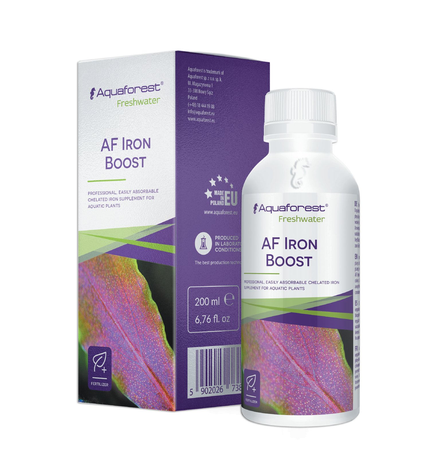 Aquaforest Freshwater AF Iron Boost 200ml (B076D75BW2) Amazon Price History, Amazon Price Tracker