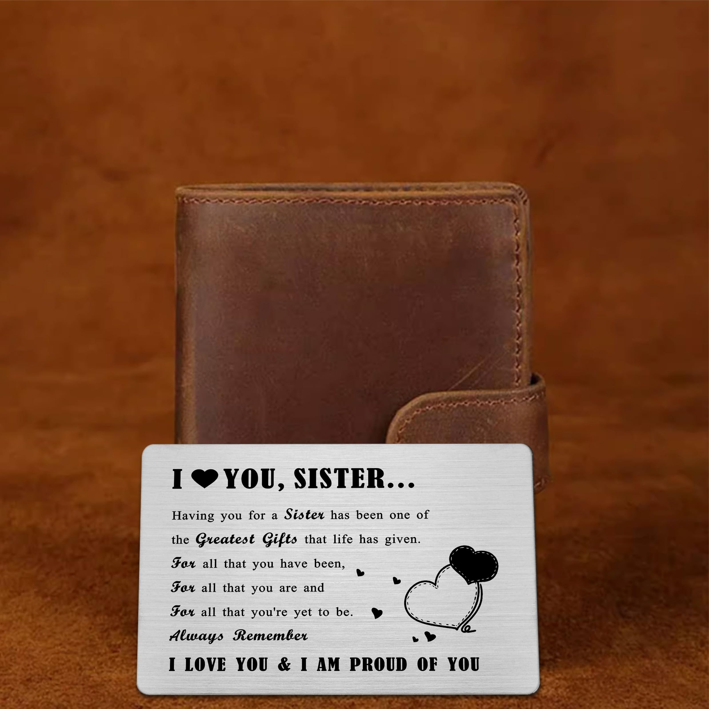 Cadeau Pour Sœur De La Part D'un Frère Ou D'une Sœur - Never