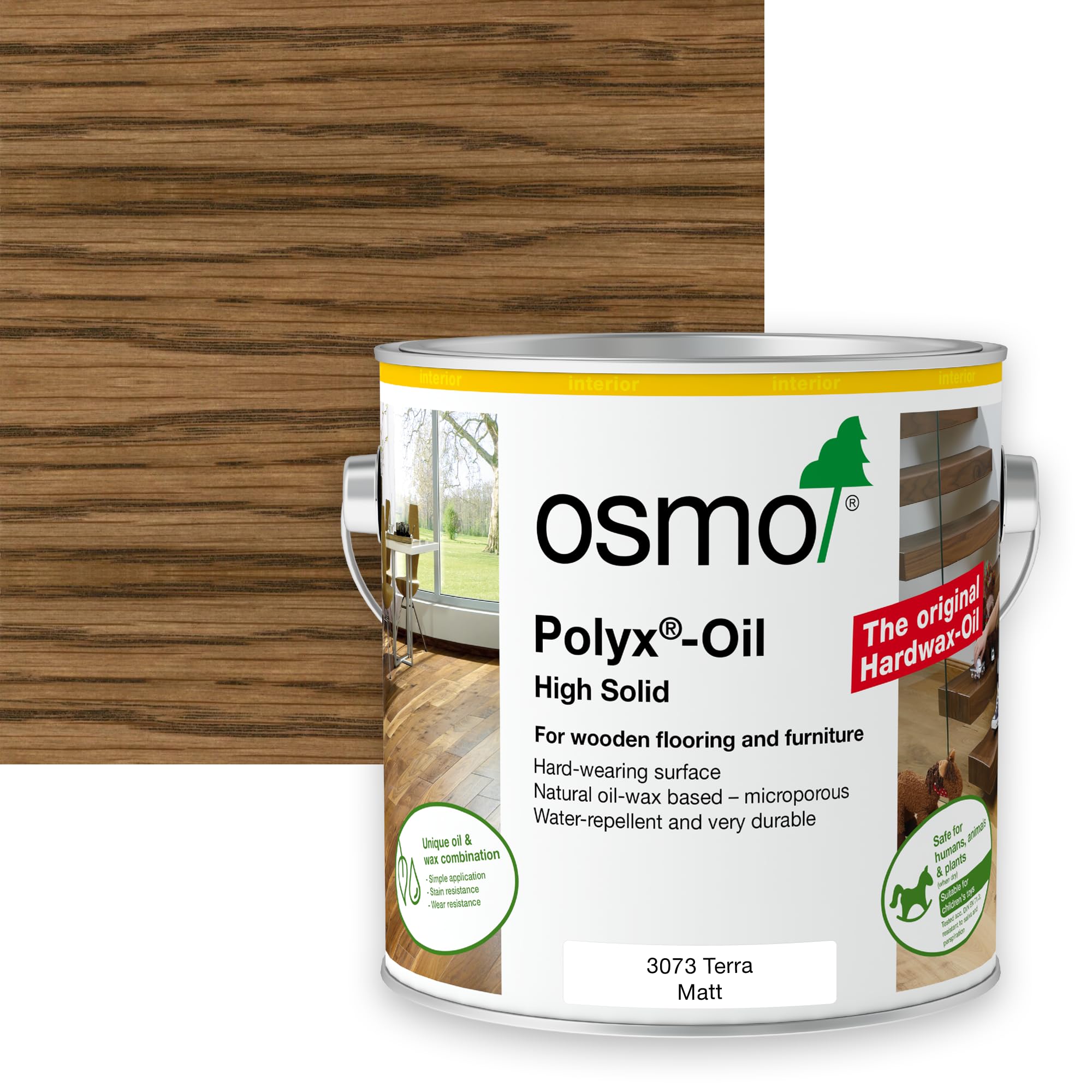Osmo PolyX Oil Original Matt 2.5l, 3073 Terra