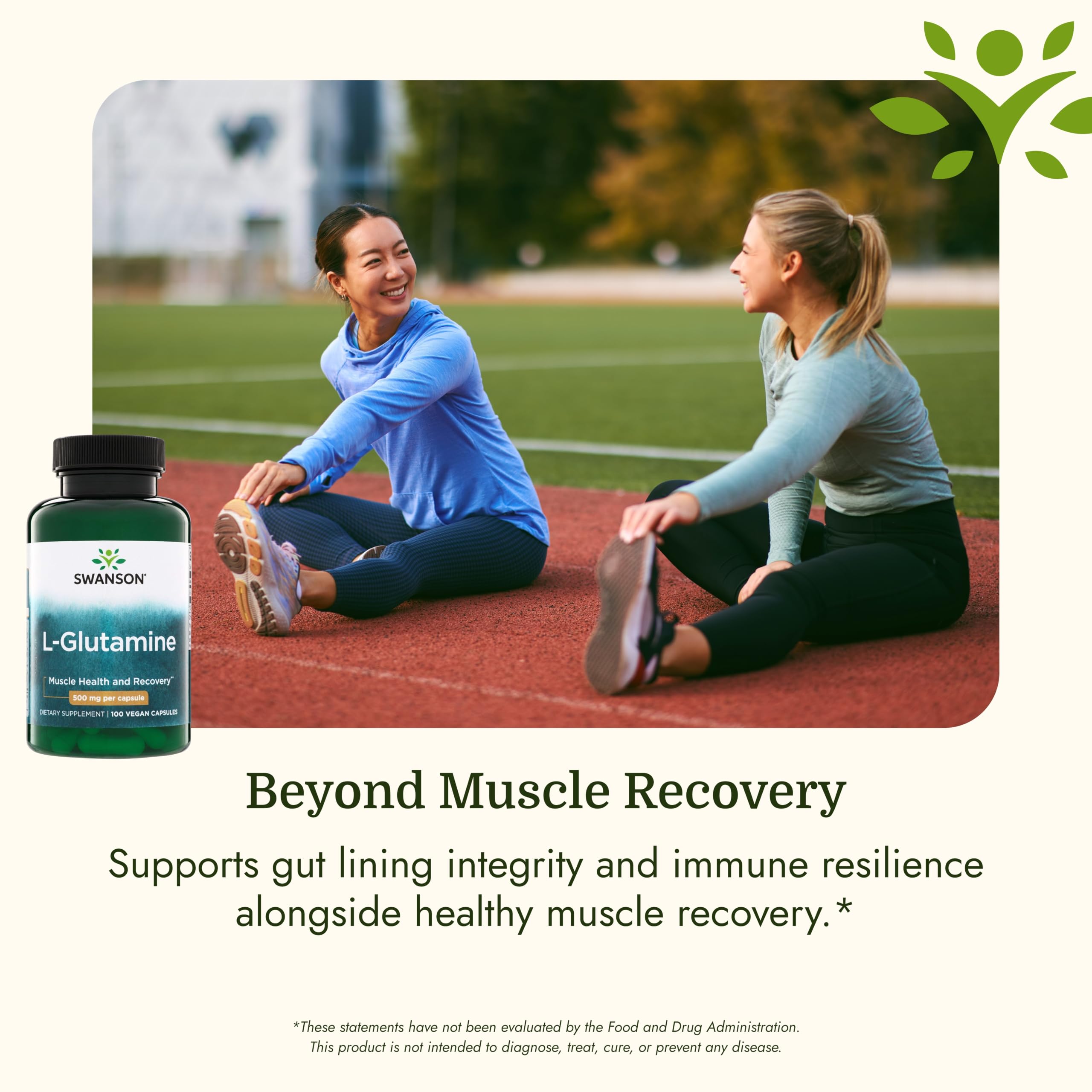 Swanson Amino Acid L-Glutamine 500 mg, 100 Capsules — Amazon image 5