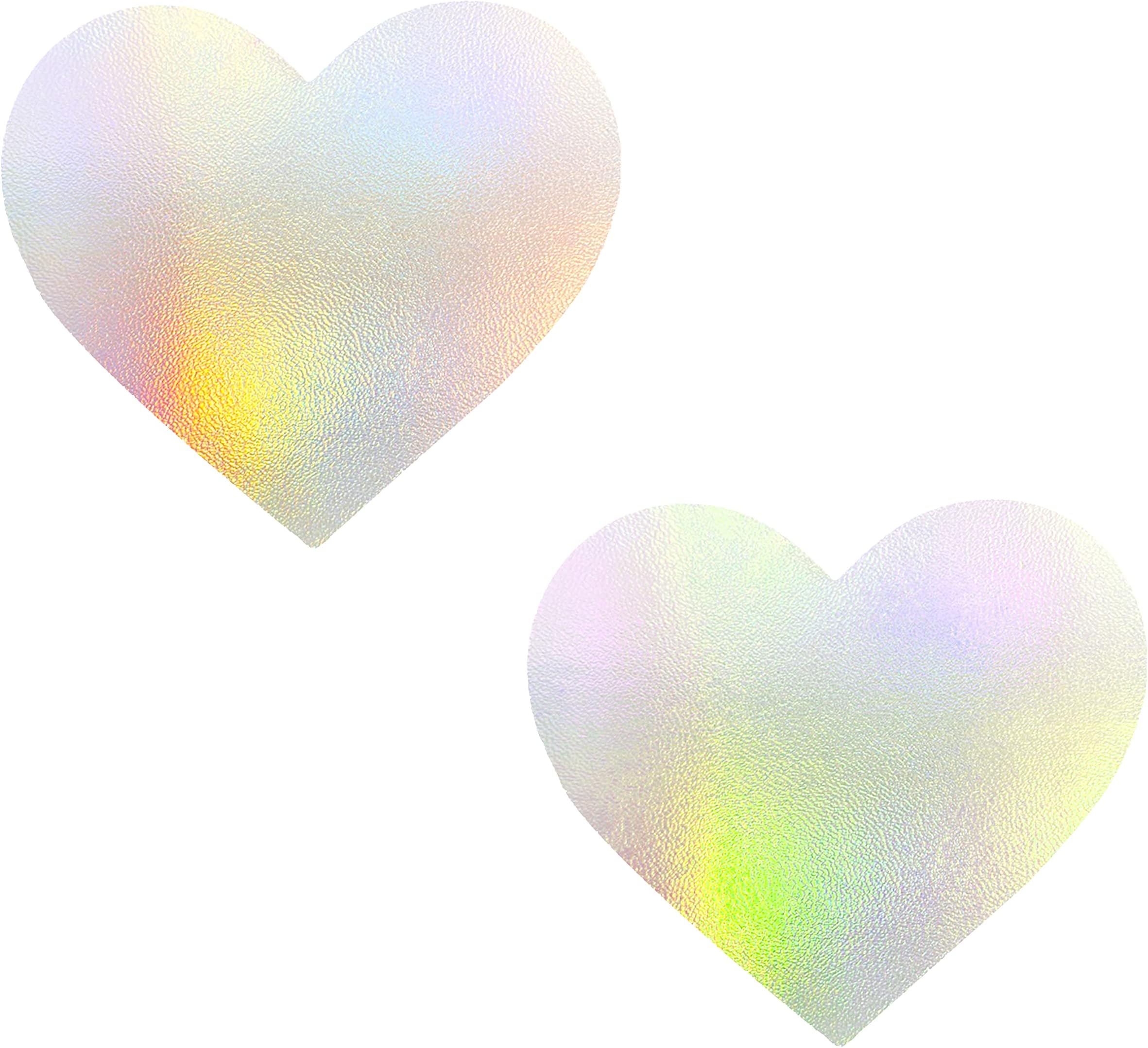 Neva NudeI Heart U Nipztix Pasties for Festivals, Raves & More, Medical Grade Adhesive, Waterproof & Sweatproof, Made in USA