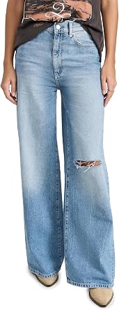 DL1961 Womens Hepburn Wide Leg High Rise Vintage 32 Jeans