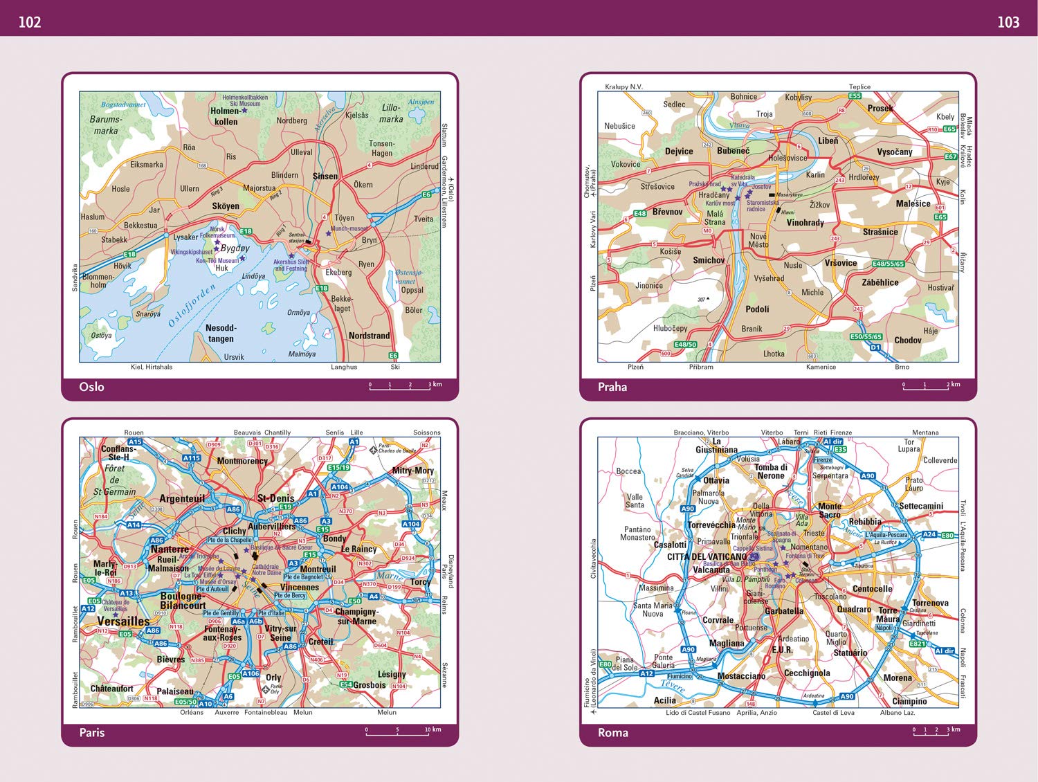 Collins Handy Road Atlas Europe: A5 Spiral (Collins Road Atlas)