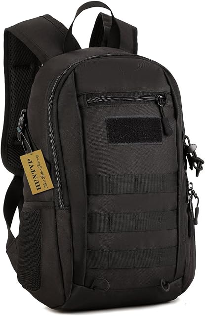 HUNTVP 12/20/30L Small Daypack Molle Backpack Waterproof Student School Rucksack Daysack for Outdoors Running Working