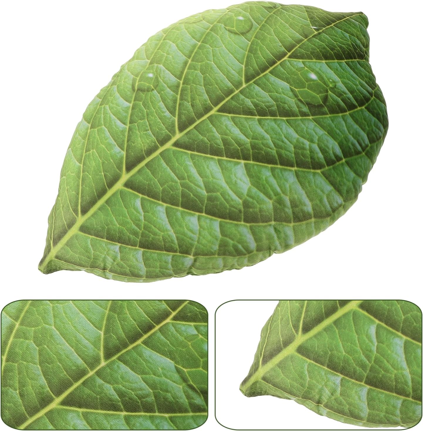 Leaf Shaped Throw Pillow Soft Plush Leaf Pillow for Couch and Home Decor Creative Faux Plant Cushion